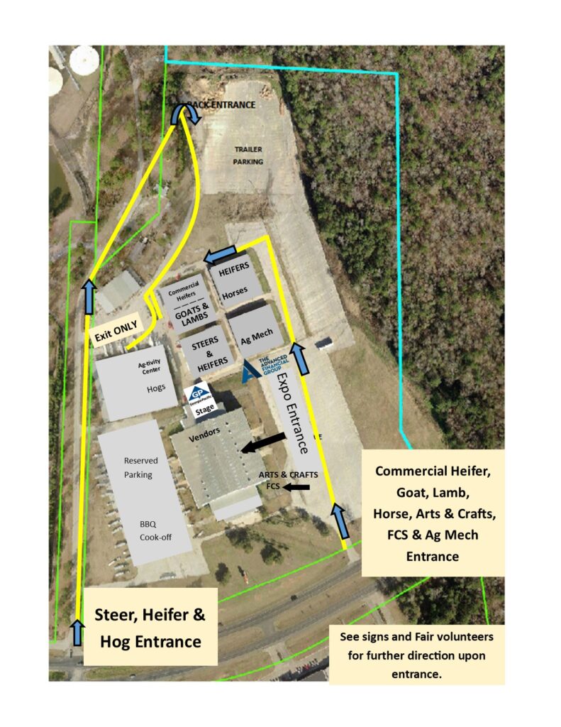 Expo map labeled